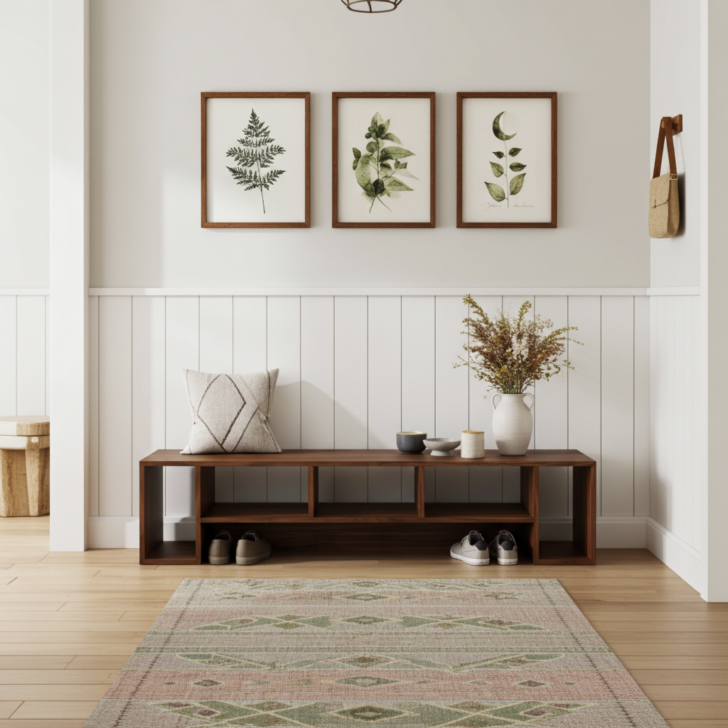 The Elm Walnut TV Unit