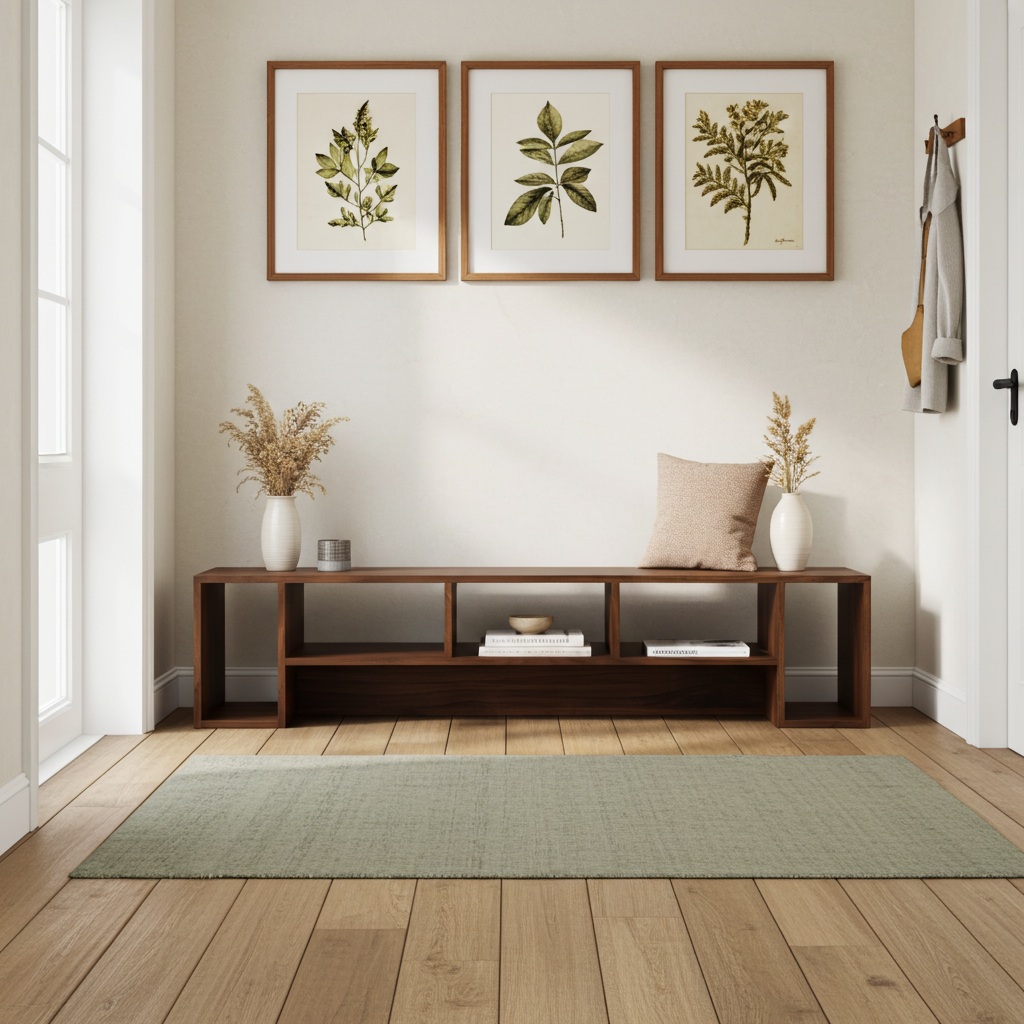 The Elm Walnut TV Unit