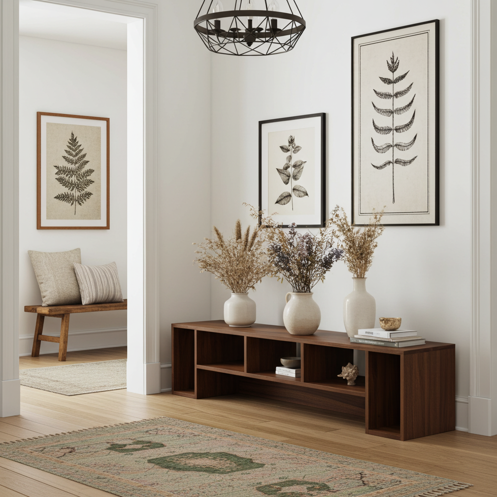 The Elm Walnut TV Unit