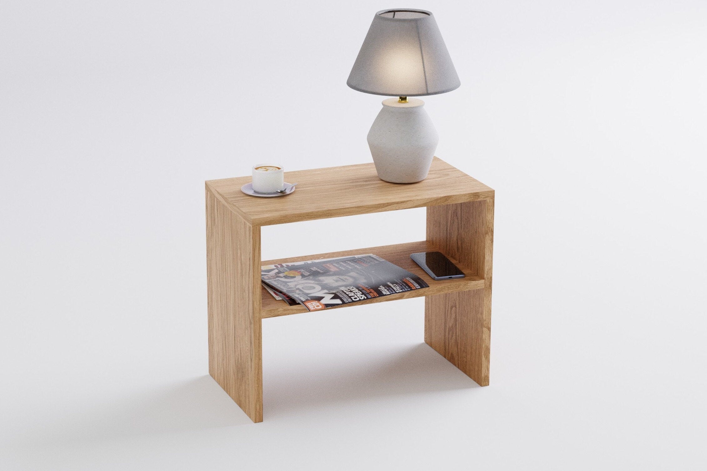 American Oak Side Table