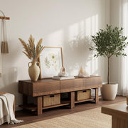 Bodhi American Walnut TV Unit – Media Console Sideboard