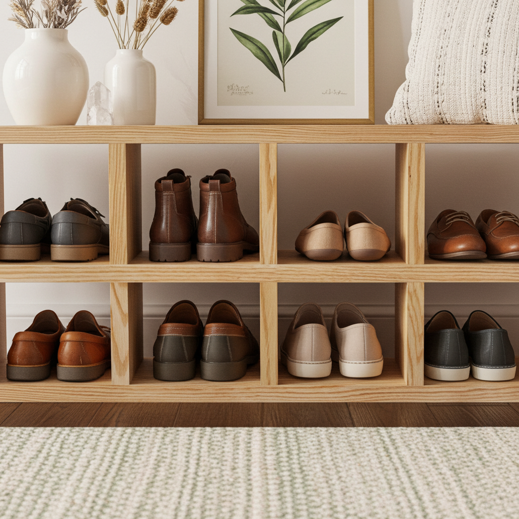 The Elm Shoe Rack
