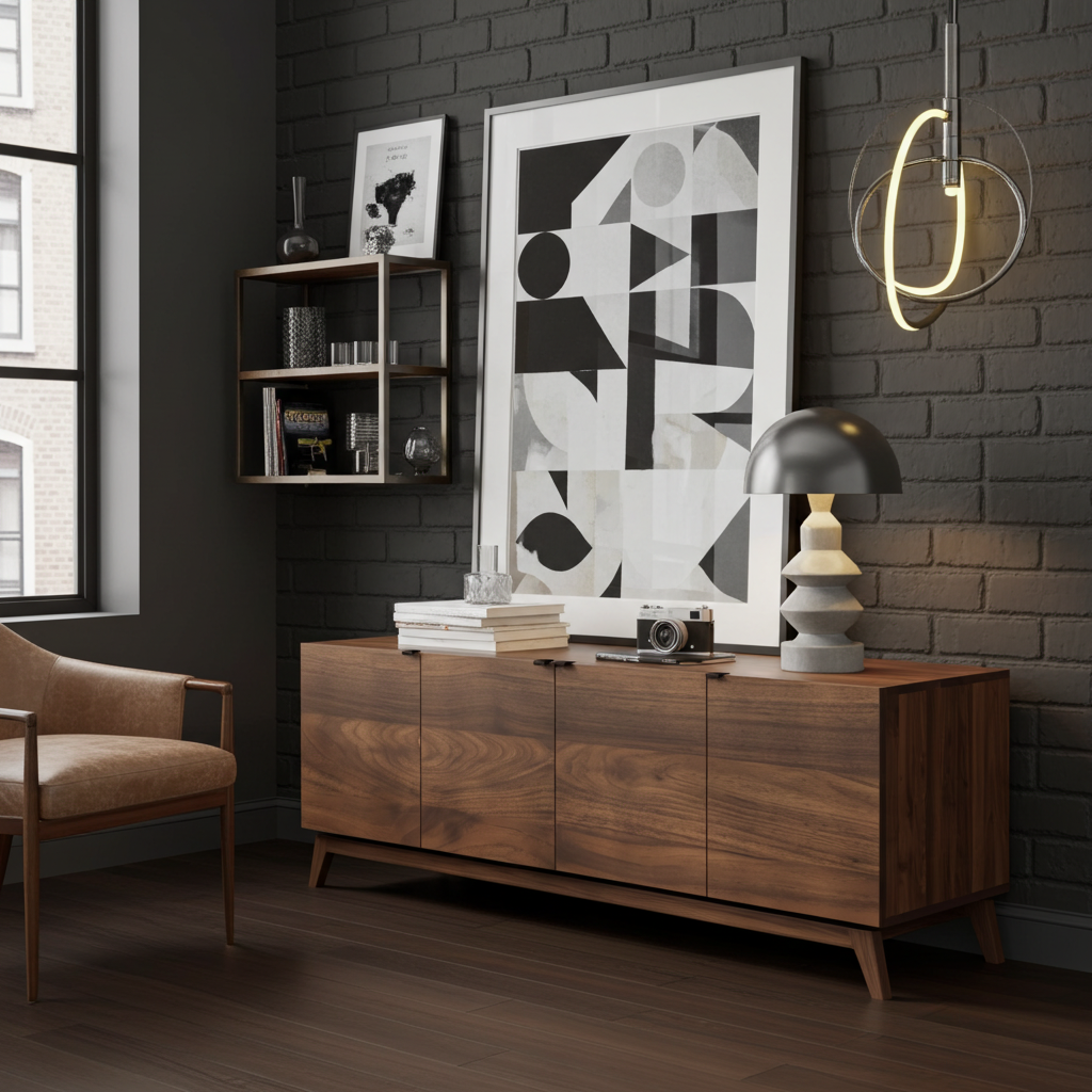 Bodhi TV Unit with doors