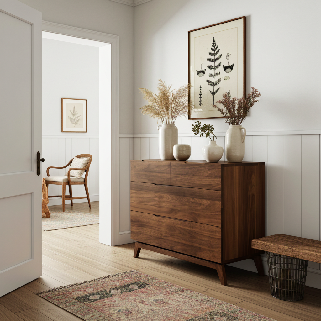 Solid Walnut Sideboard