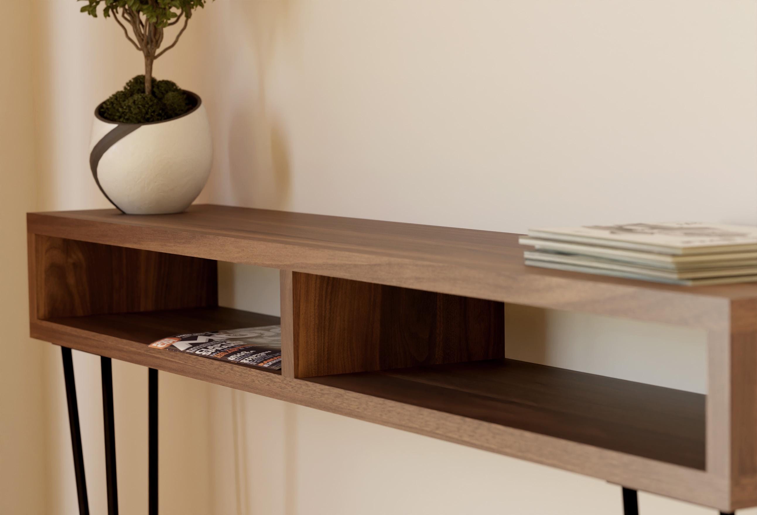 American Walnut Console Table