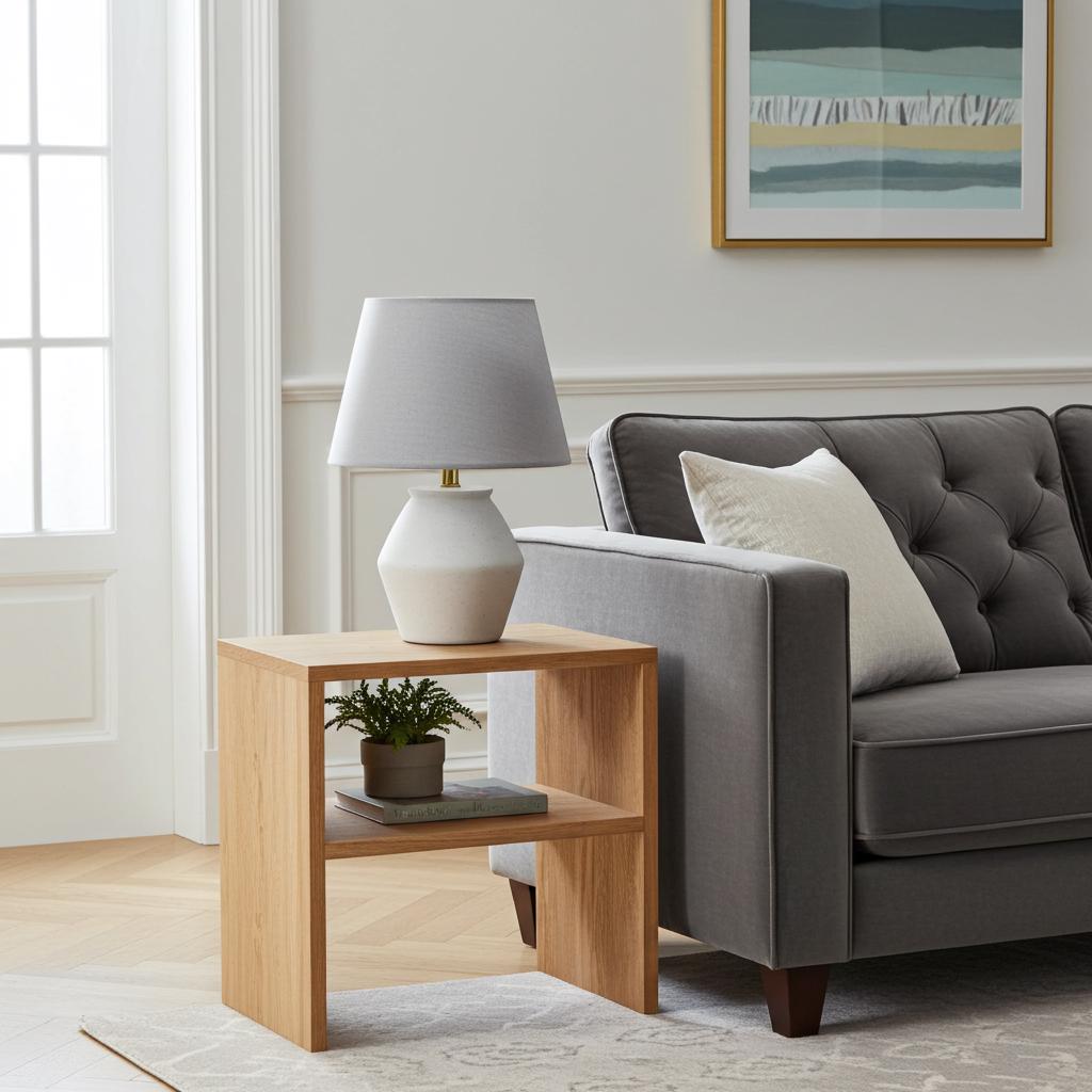 American Oak Side Table