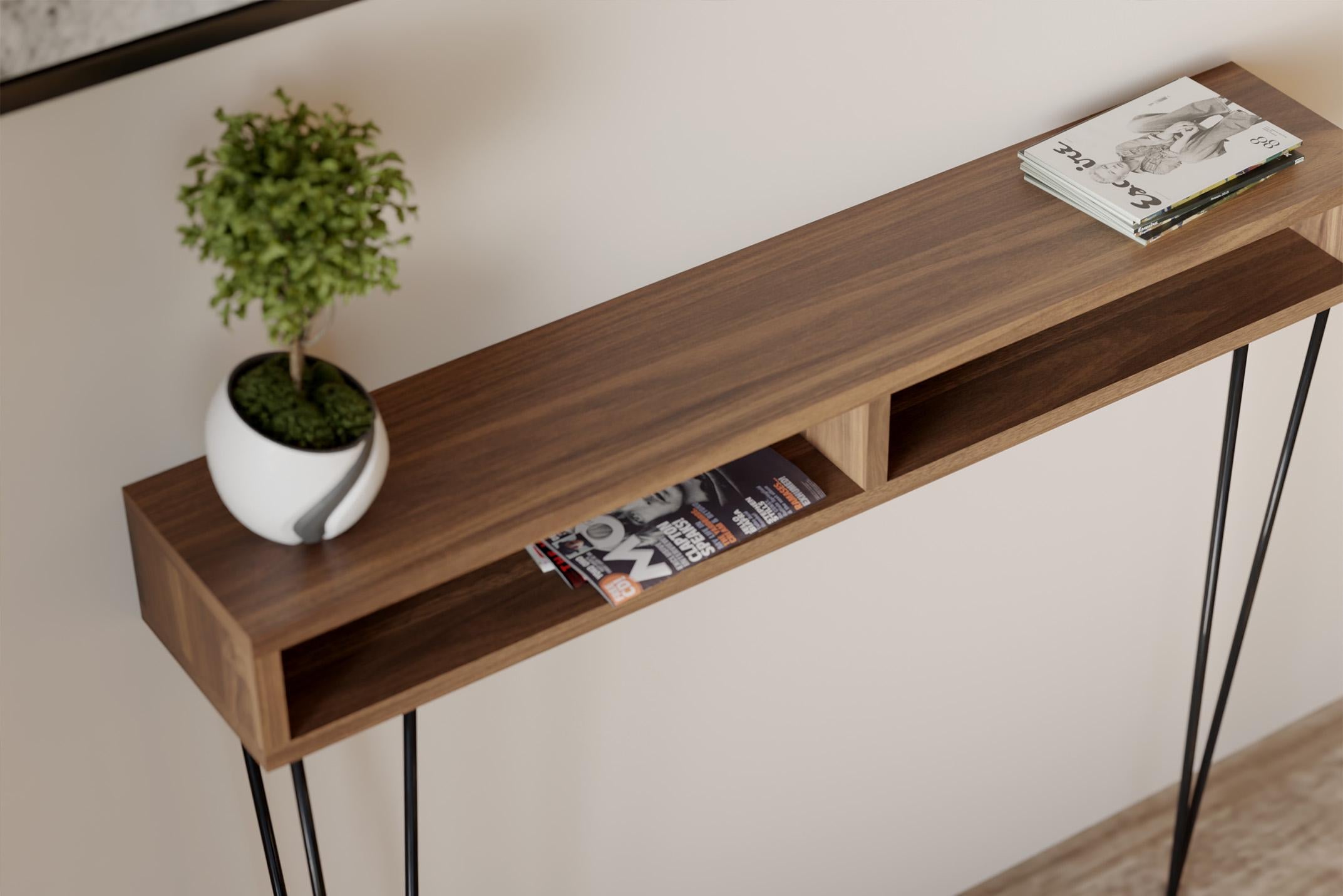 American Walnut Console Table