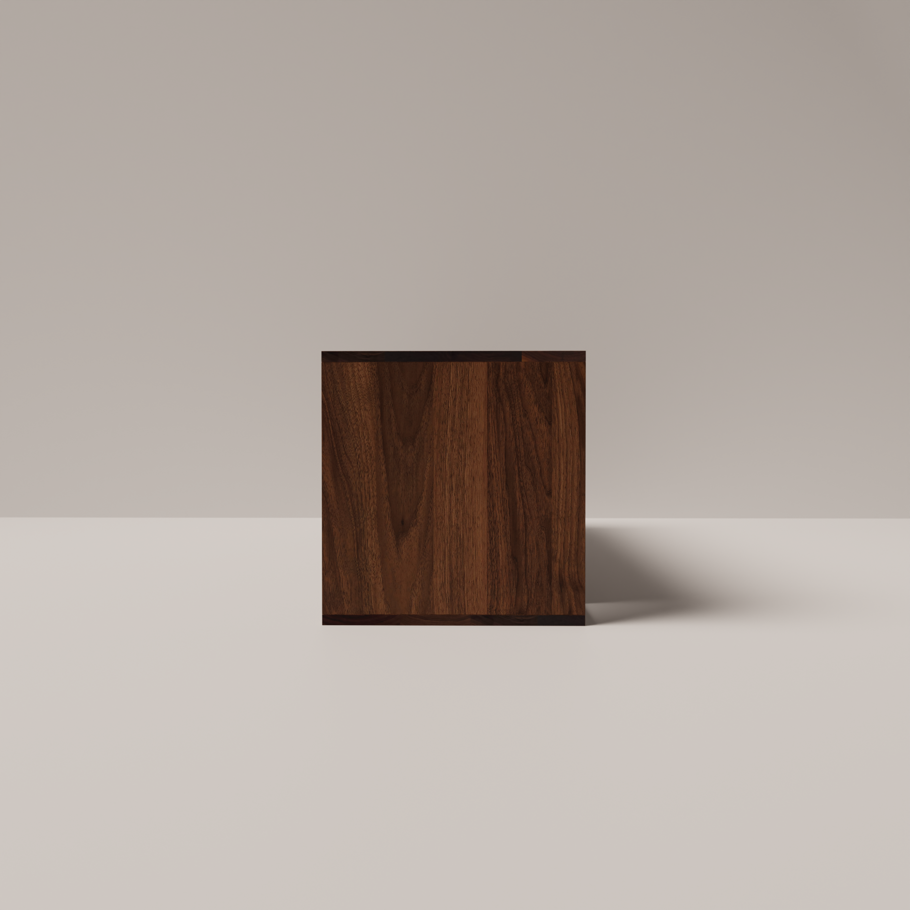 Solid Black Walnut TV Unit