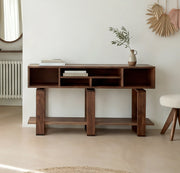 Bodhi Solid Black Walnut Console Table