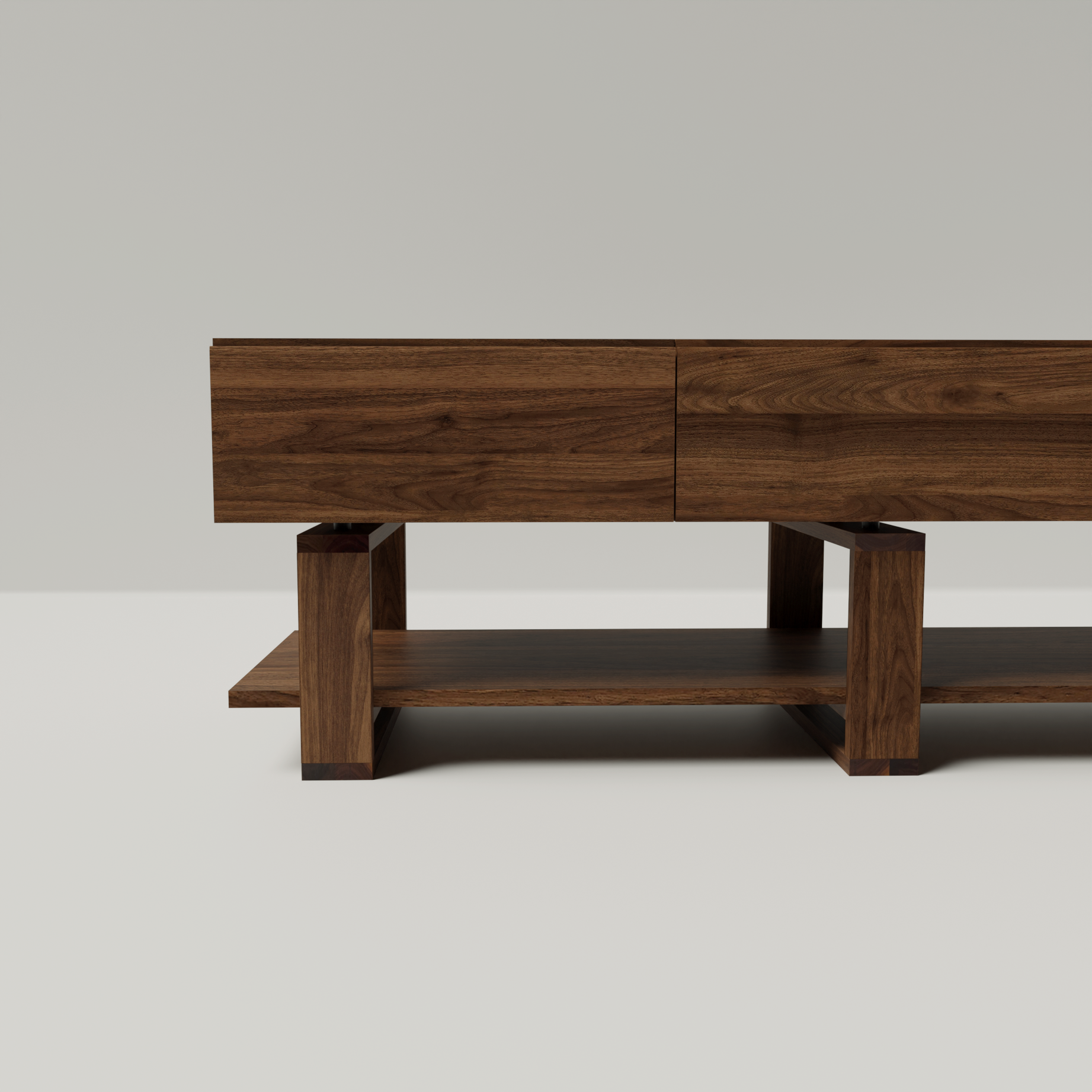 Sideboard „Bodhi“ aus Schwarznussbaumholz