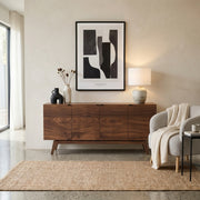 Bodhi TV unit with doors in a modern living room

