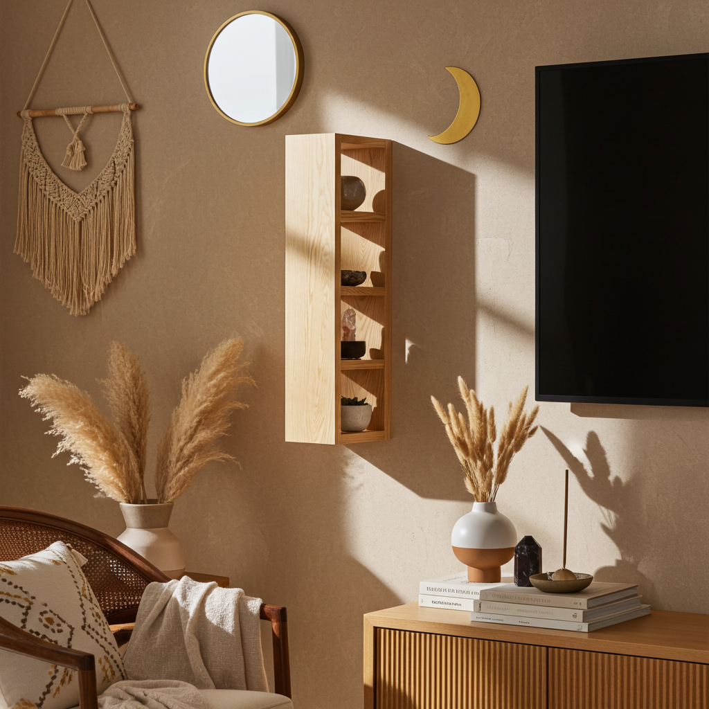 Side Access American Oak Shelf