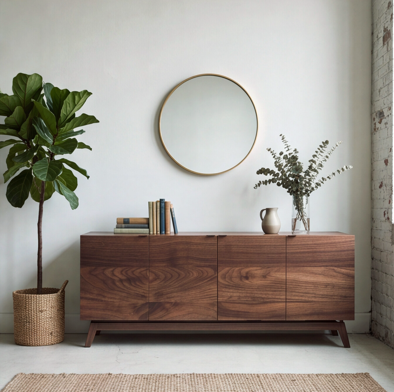 Bohdi Walnut Sideboard With Doors