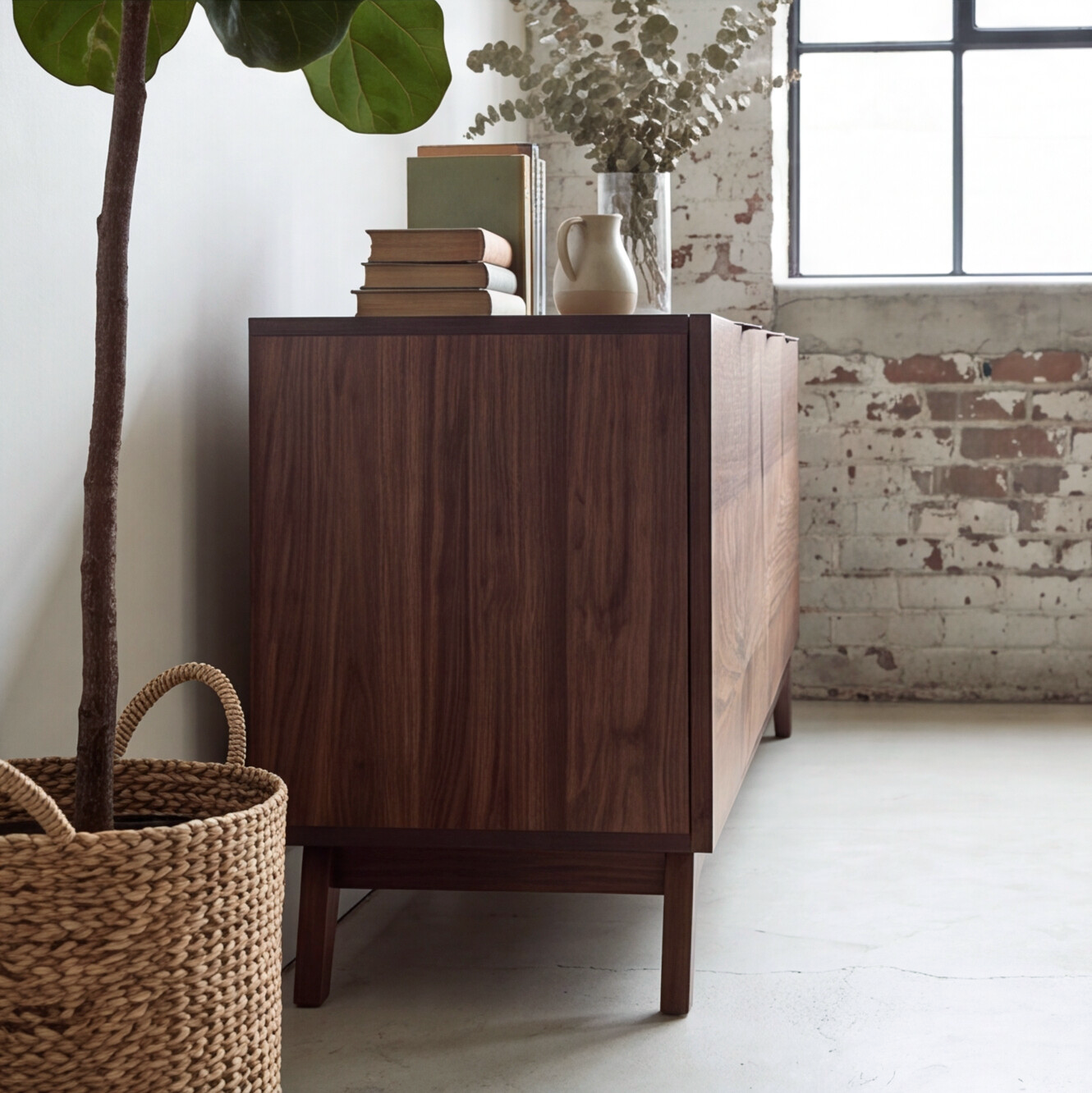 Bohdi Walnut Sideboard With Doors