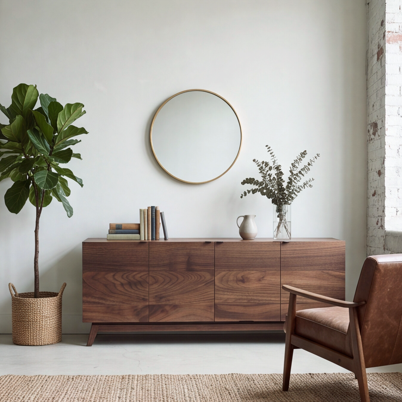 Bohdi Walnut Sideboard With Doors