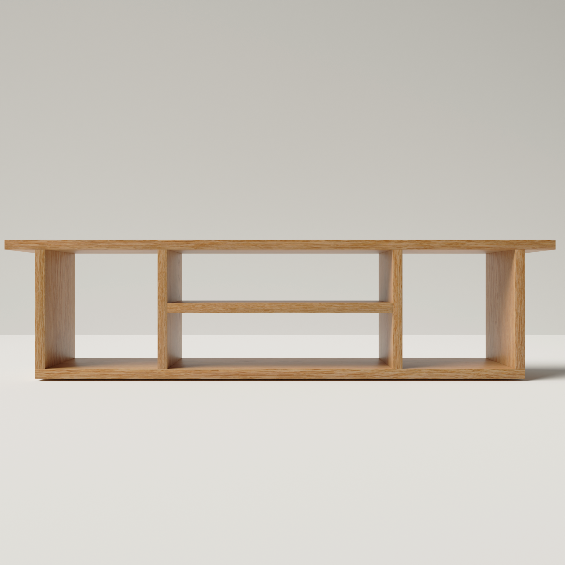 Solid Oak End of Bed Storage