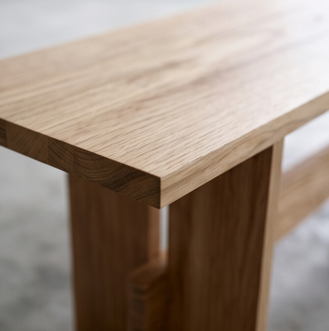 American Oak Bench
