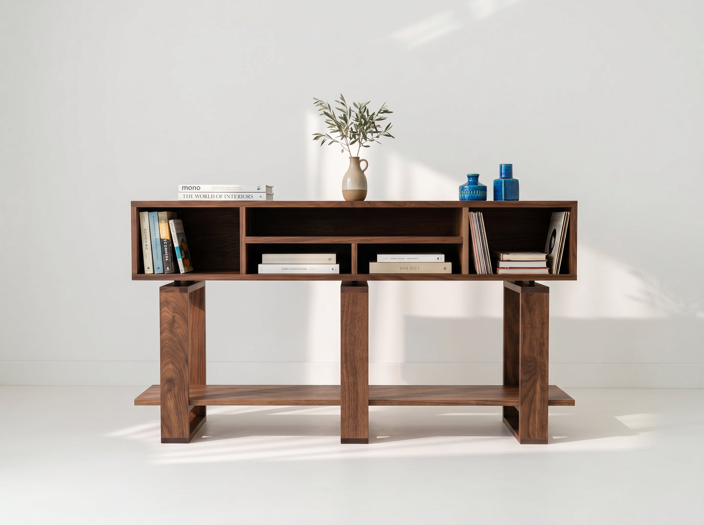 Bodhi Solid Black Walnut Console Table