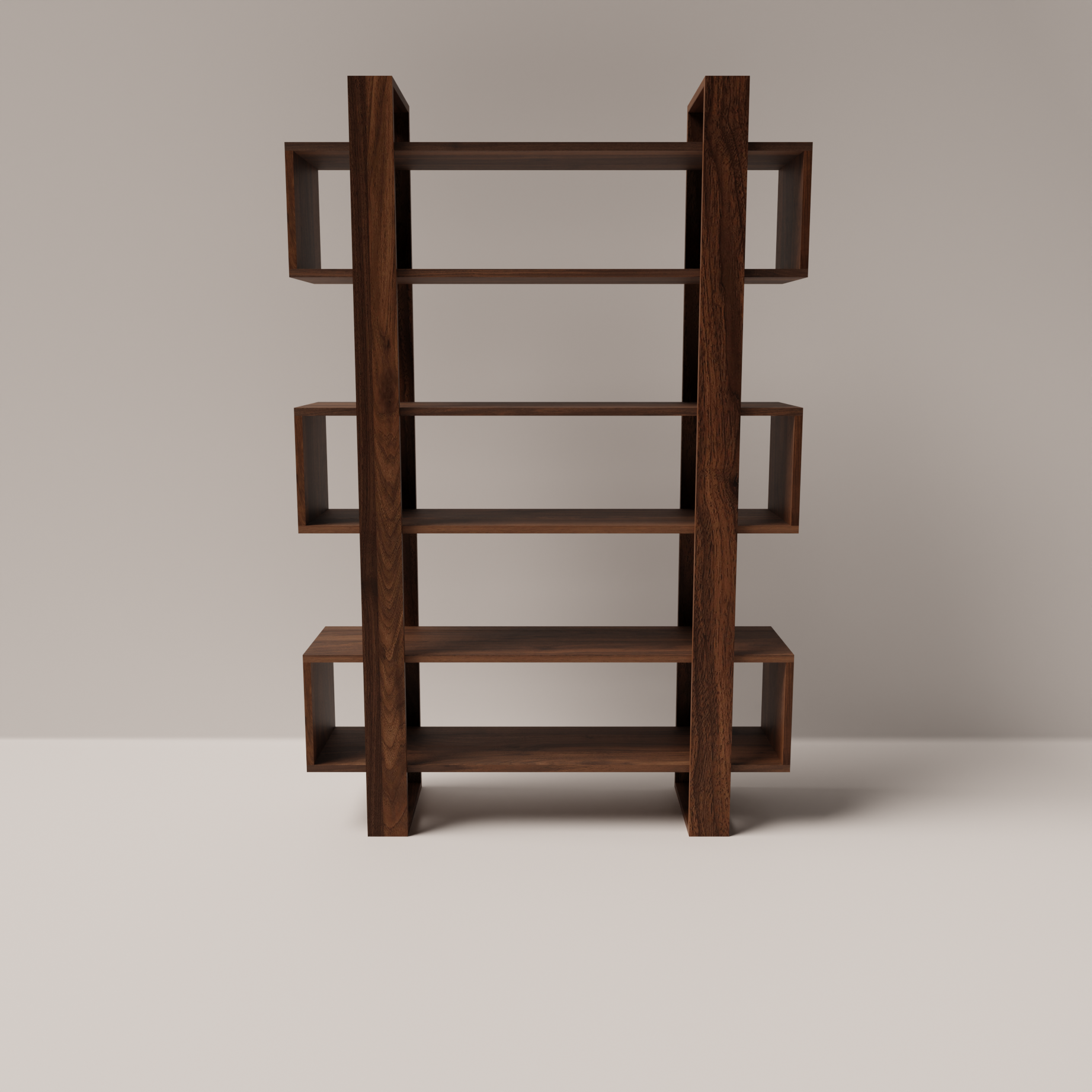 Bodhi Solid Black Walnut Bookcase