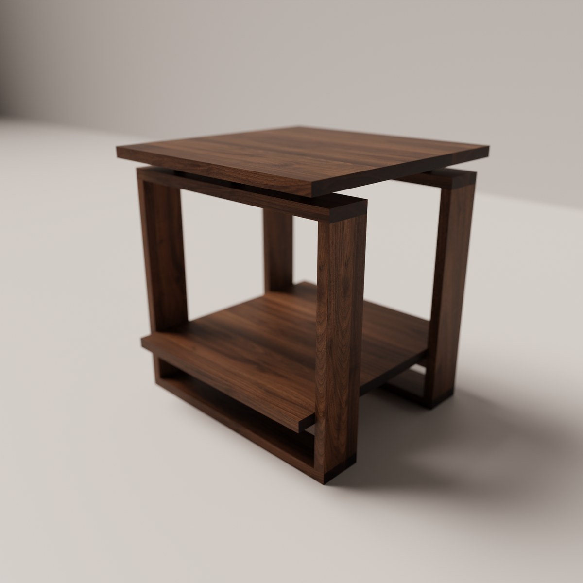 Bodhi Solid Black Walnut Side Table