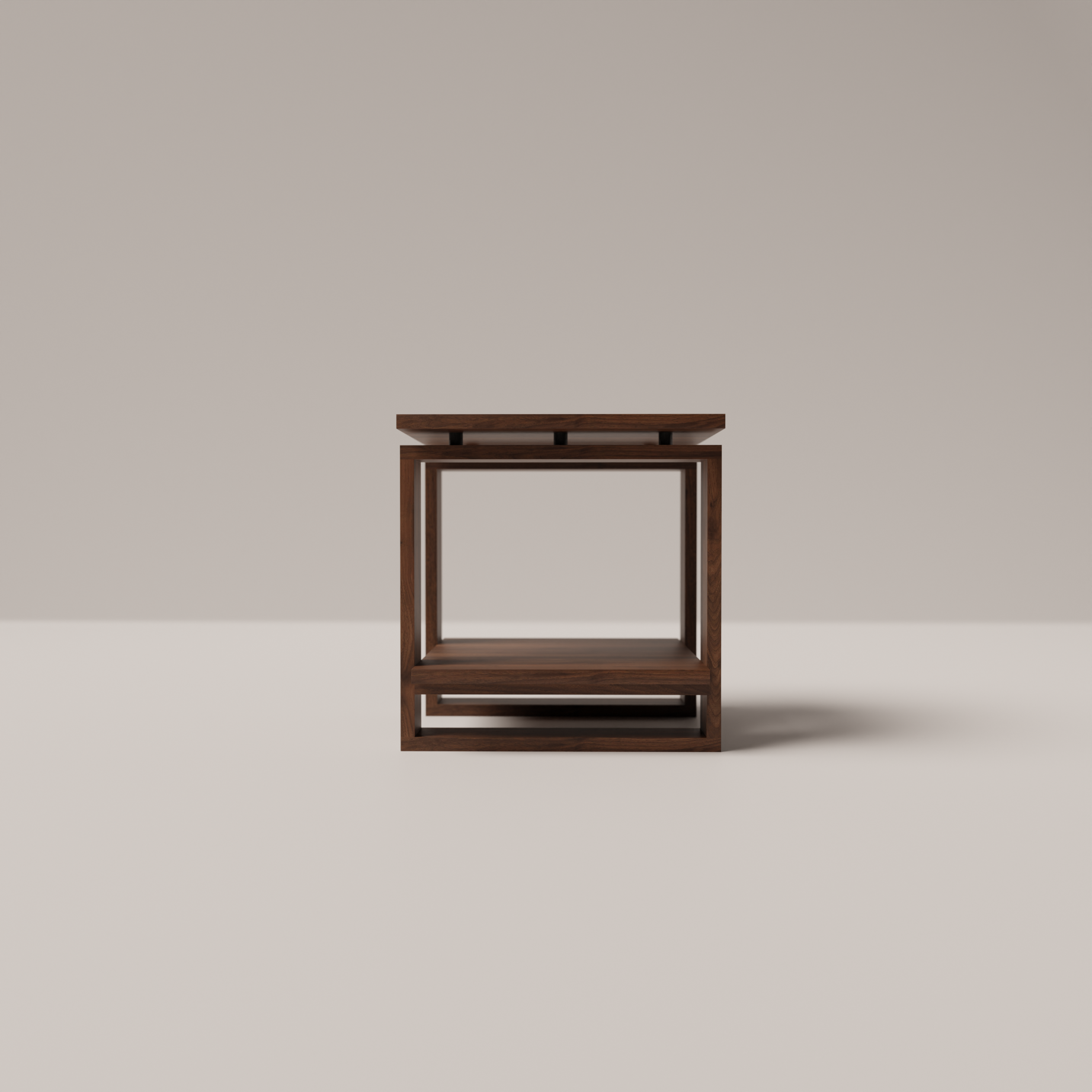 Bodhi Solid Black Walnut Side Table