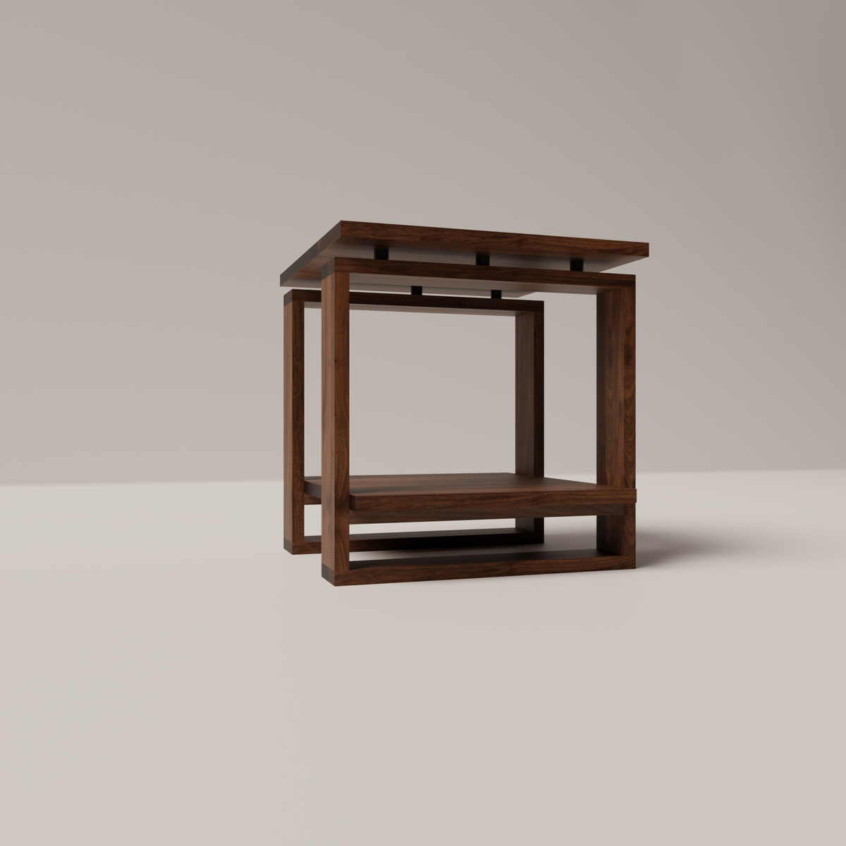 Bodhi Solid Black Walnut Side Table
