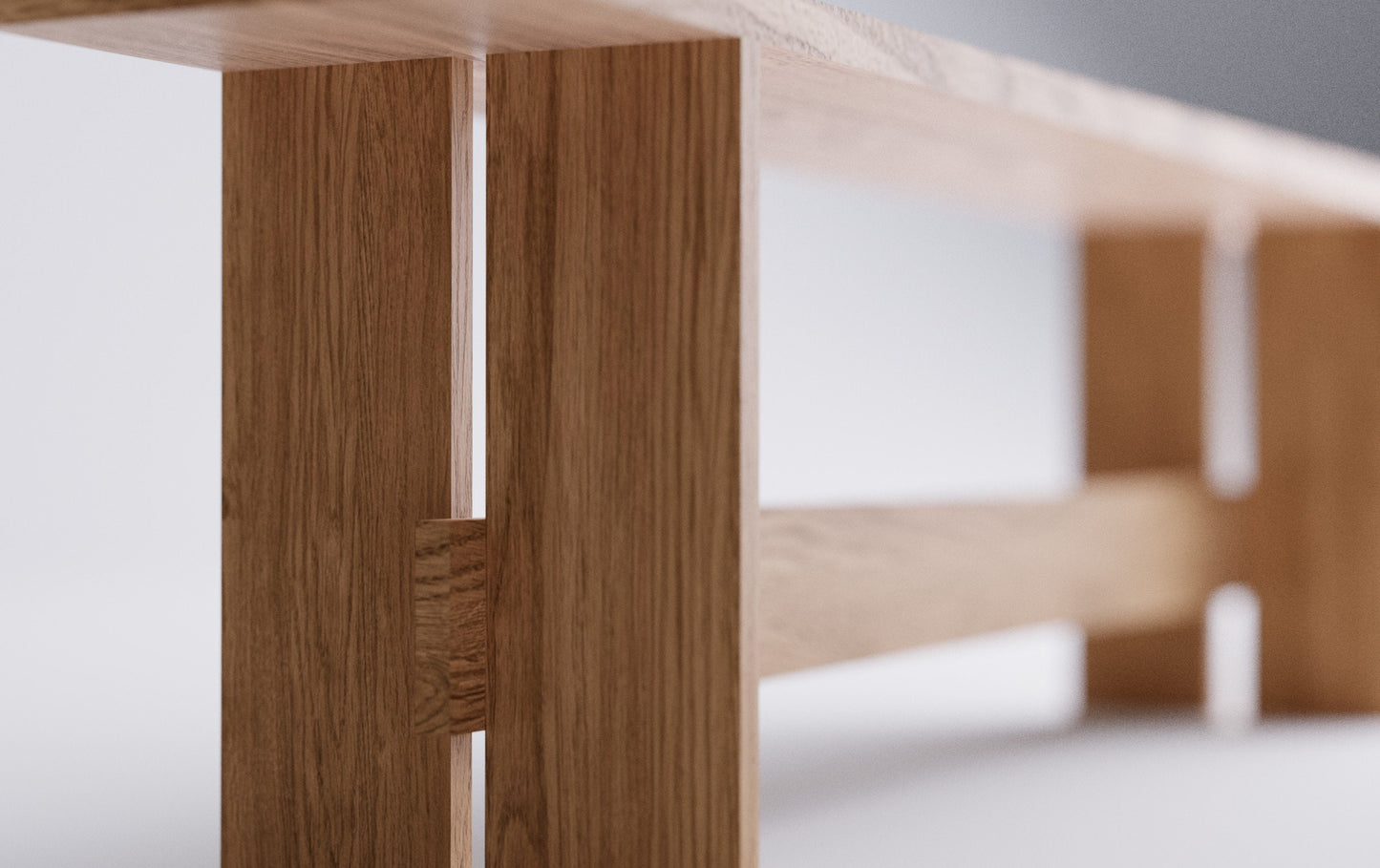 American Oak Bench | Modern Minimalist Design | Hallway Bench | Oak Seat | Minimal | Oak Chair | Solid Oak Dining Bench | Wood Bench