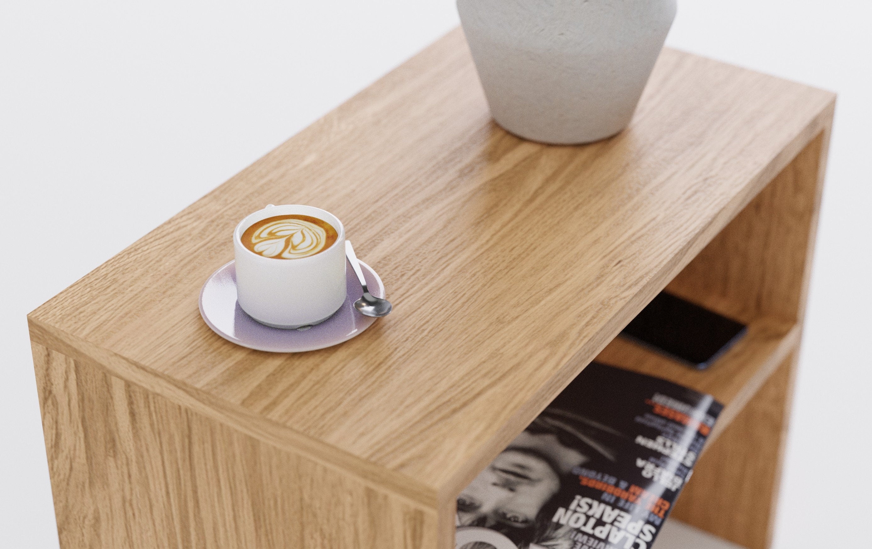 American Oak Side Table