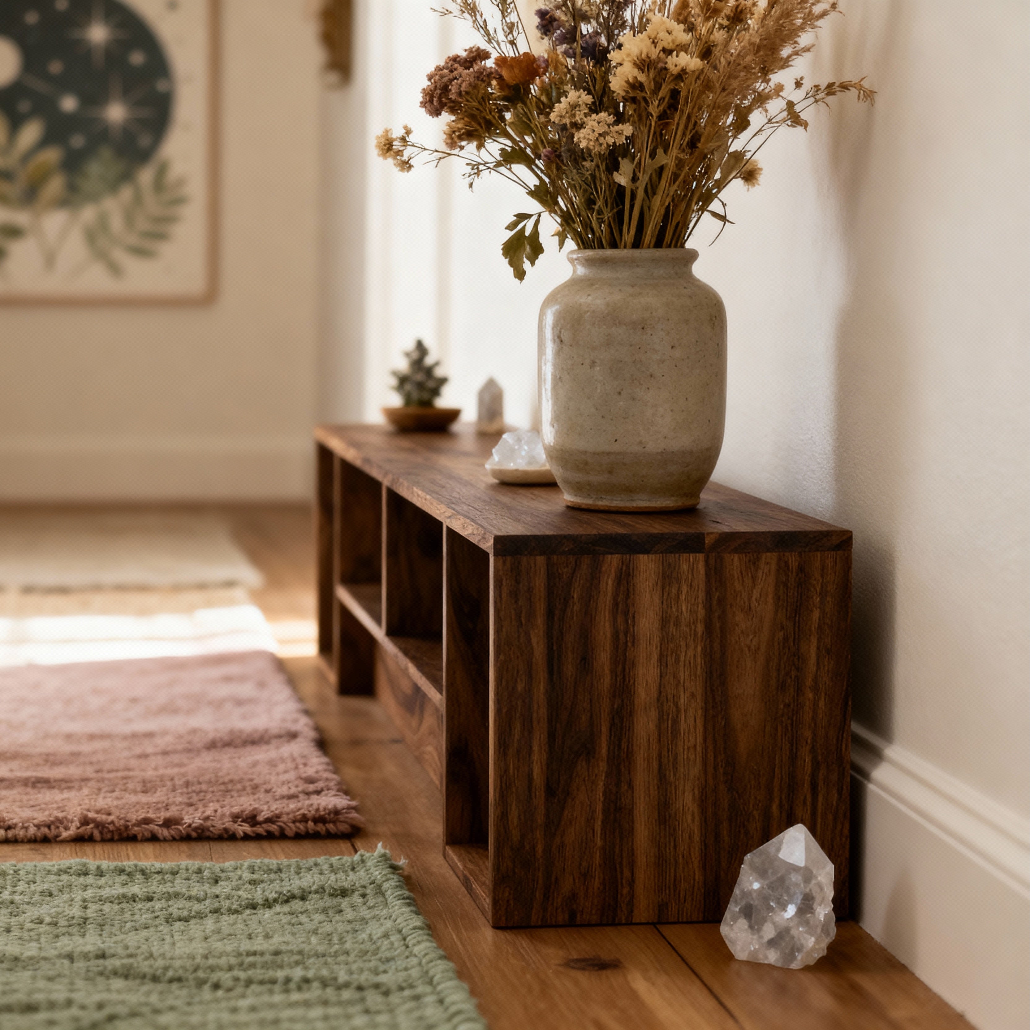The Elm Walnut TV Unit