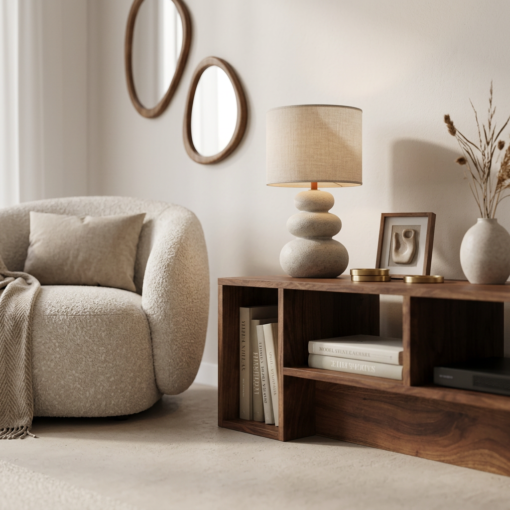 The Elm Walnut TV Unit