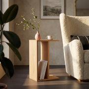 The Elm American Oak Side Table
