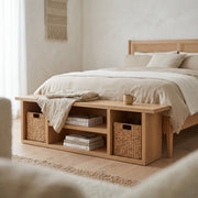 The Elm End of Bed Storage