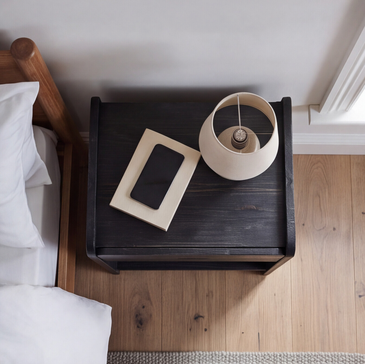 'Louis' side table with draw