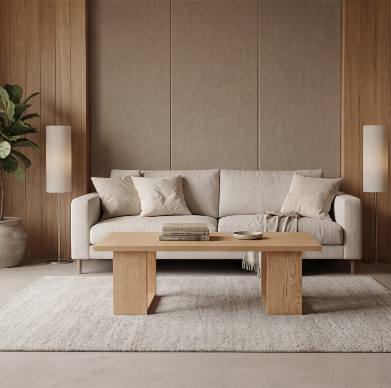The Elm Oak Coffee Table