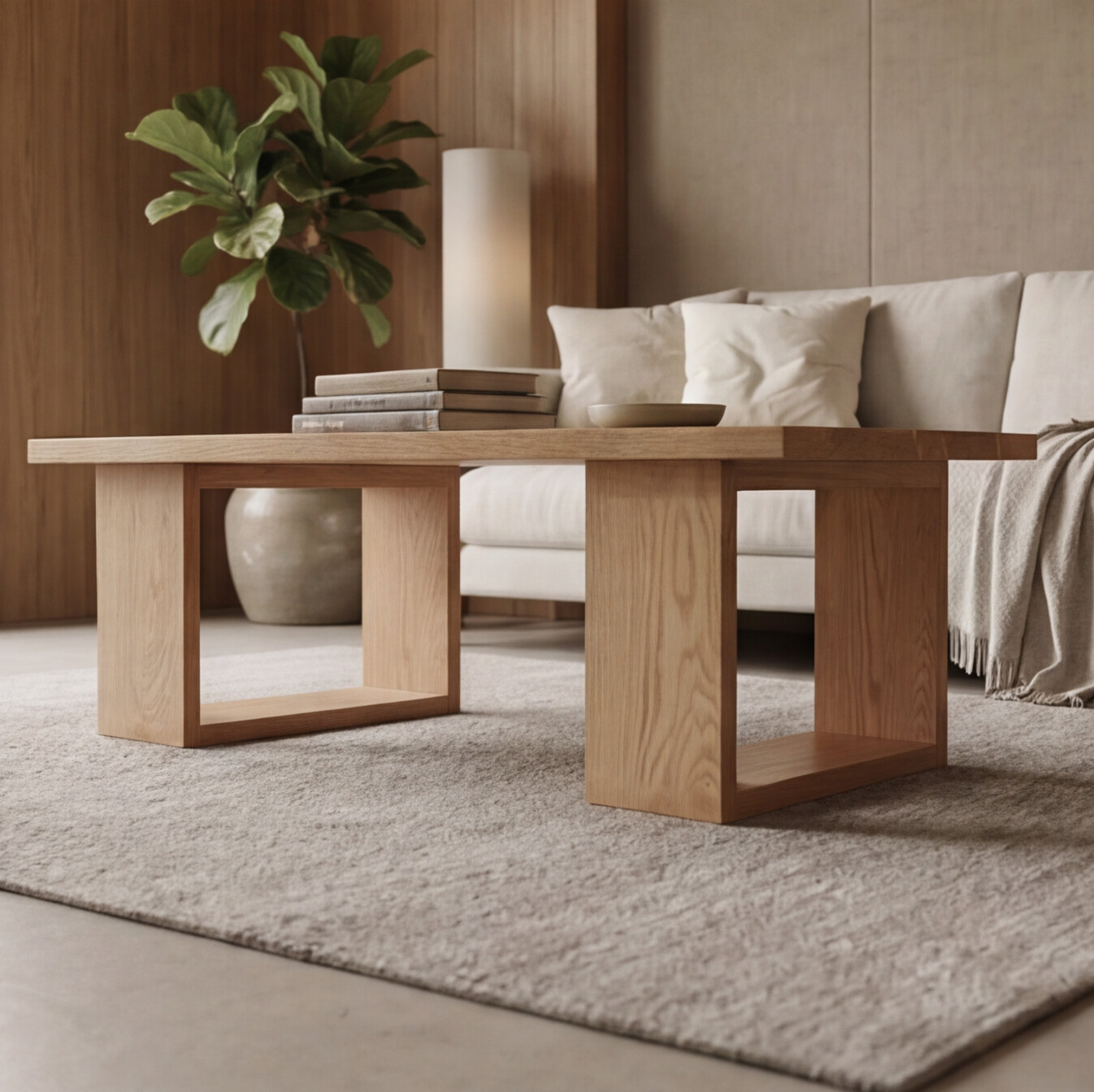 The Elm Oak Coffee Table