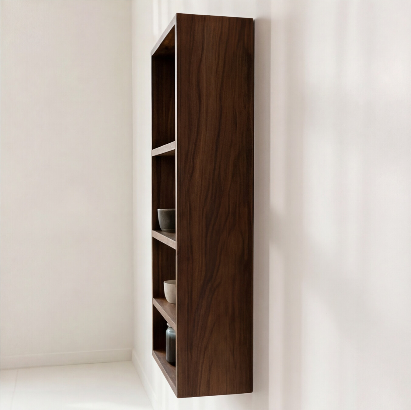 Bodhi Black Walnut Shelving Unit