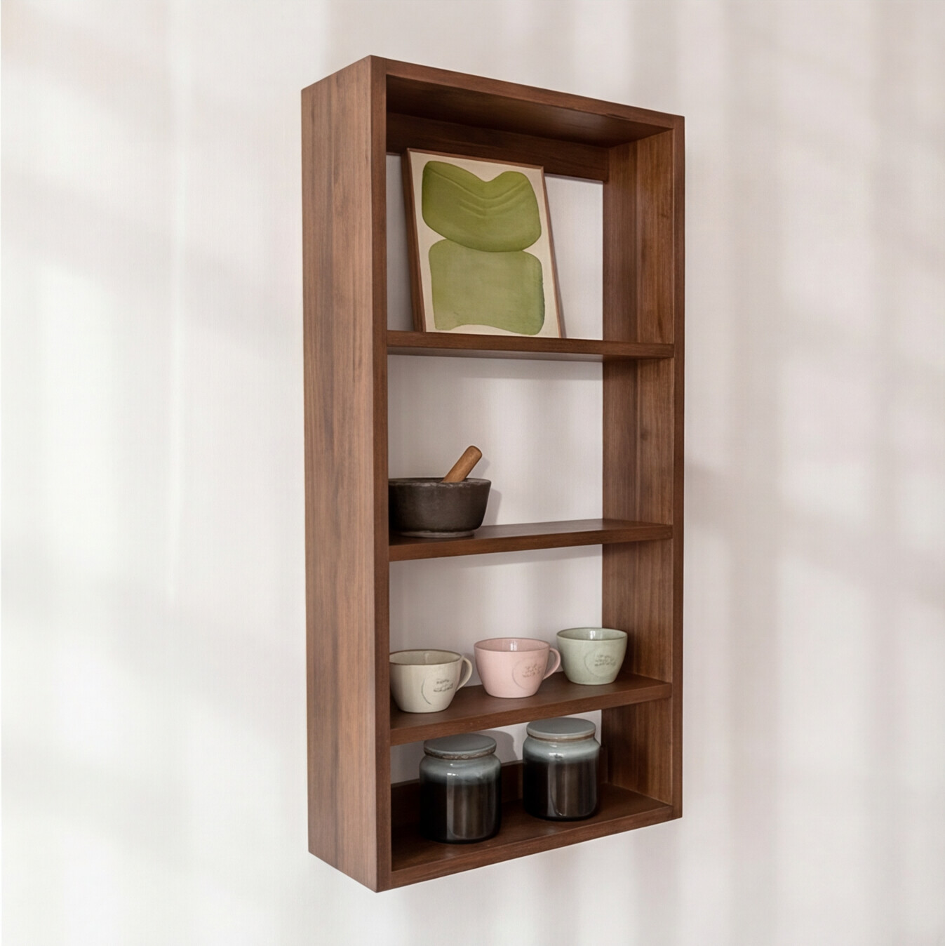 Bodhi Black Walnut Shelving Unit