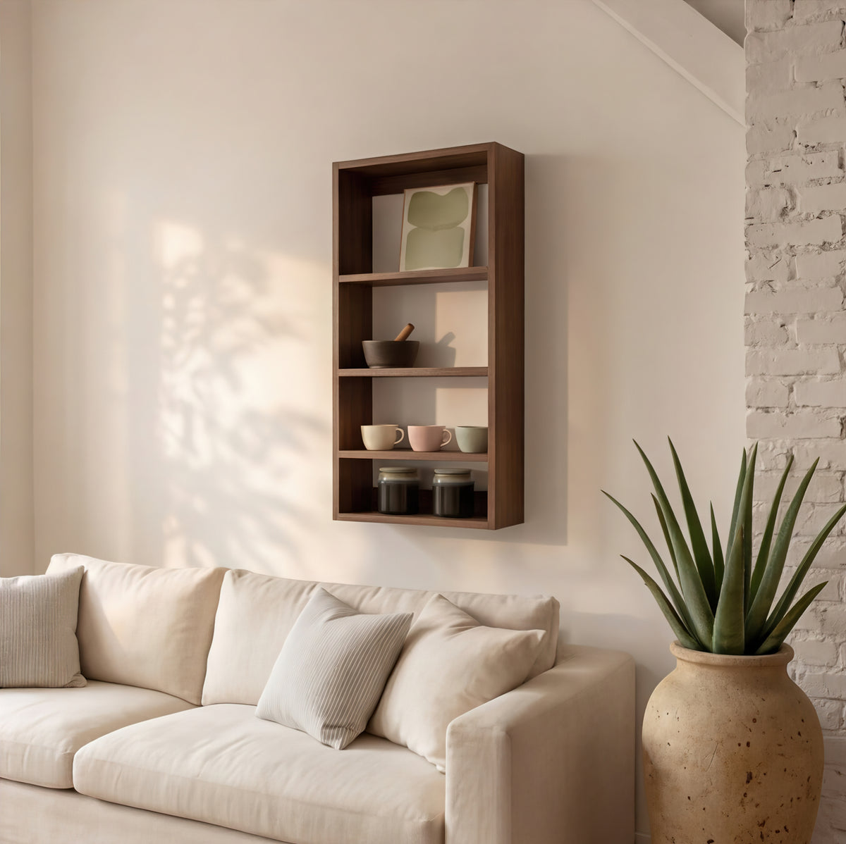 Bodhi Black Walnut Shelving Unit