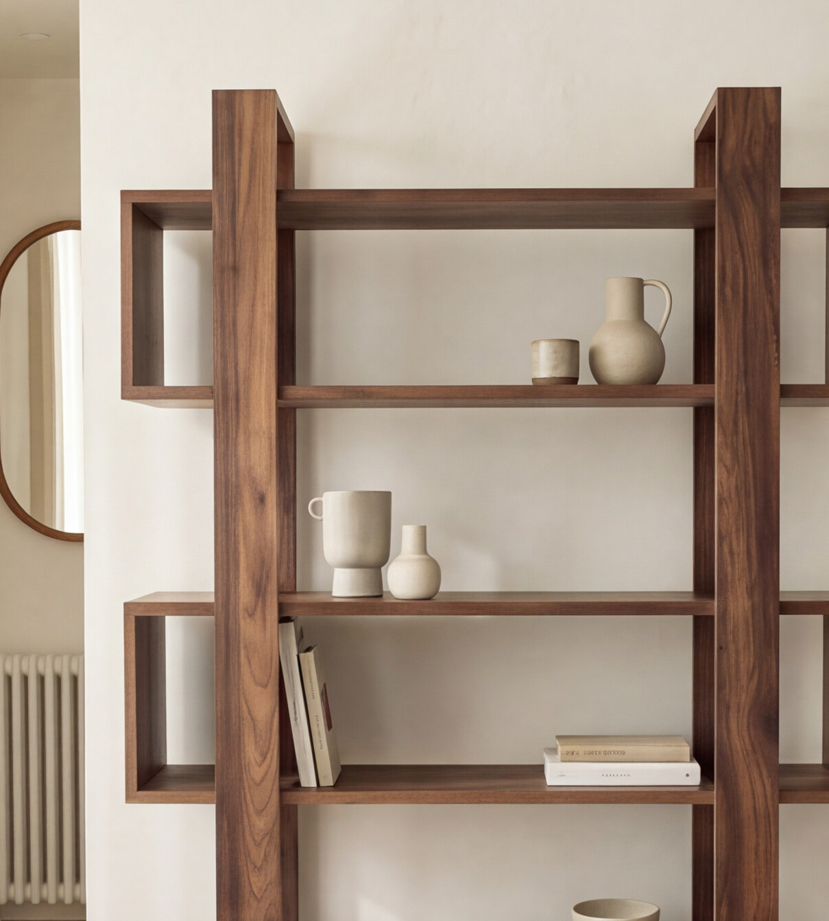 Bodhi Solid Black Walnut Bookcase
