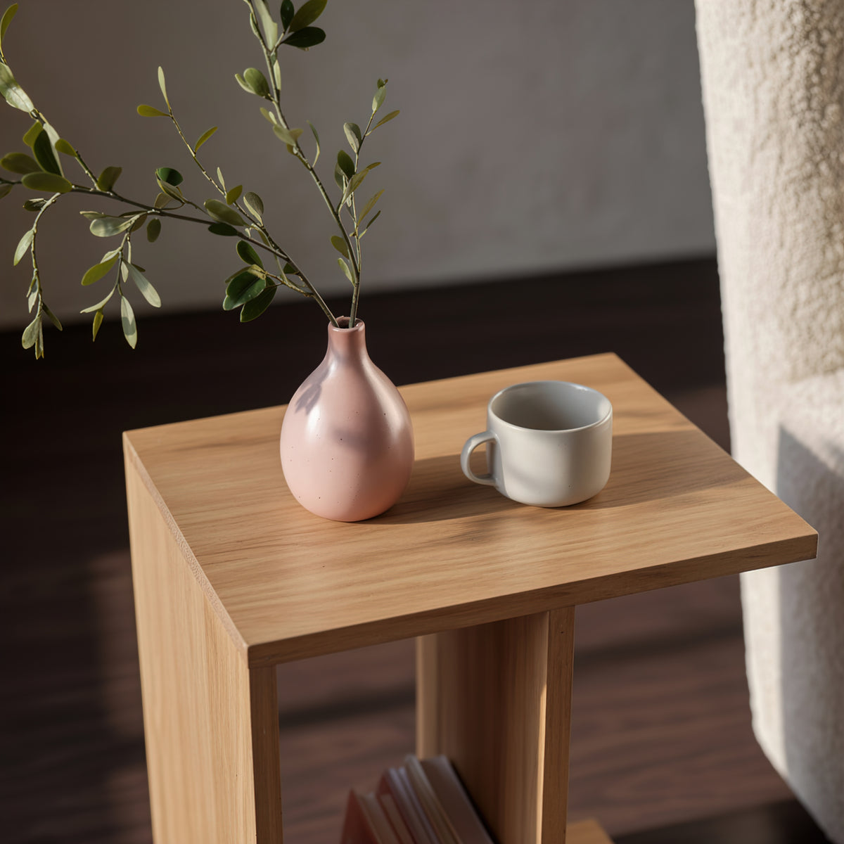 'The Elm' American Oak Side Table