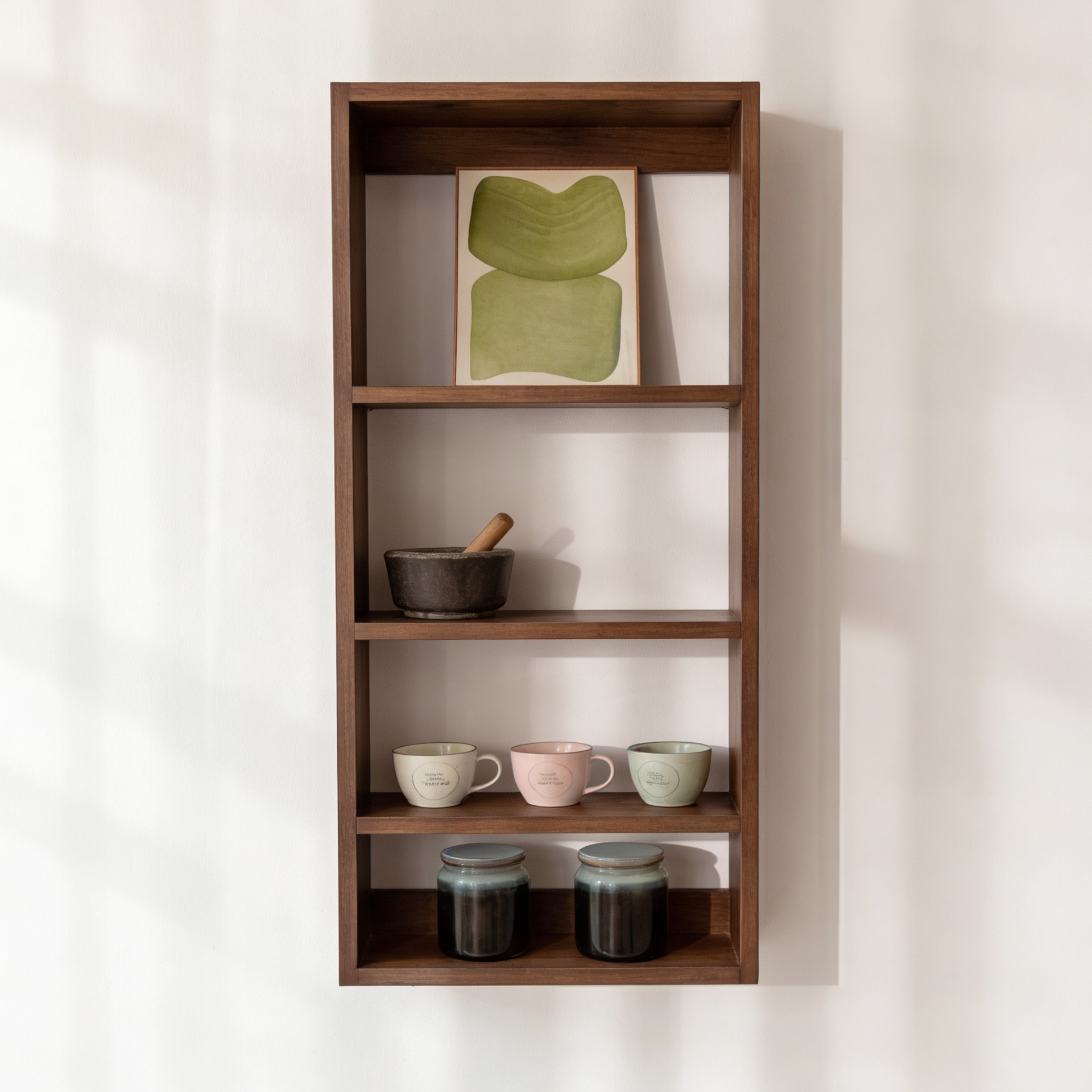 Bodhi Black Walnut Shelving Unit