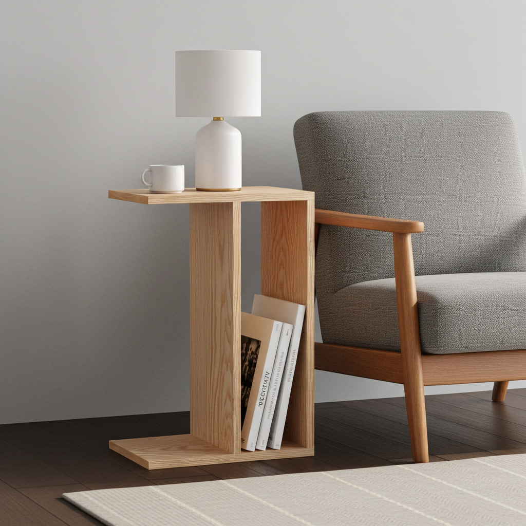 Oak Side Table - End Table