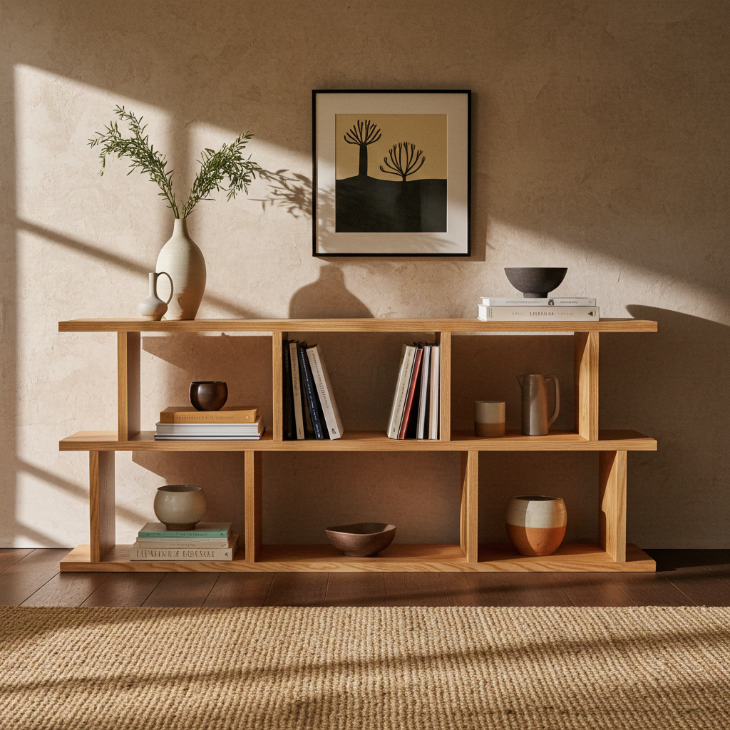The Elm Oak Bookcase