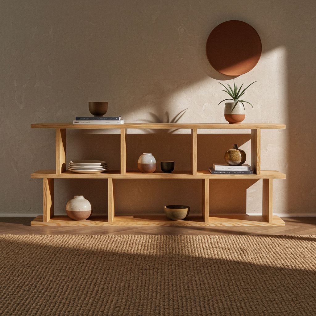 The Elm Oak Bookcase