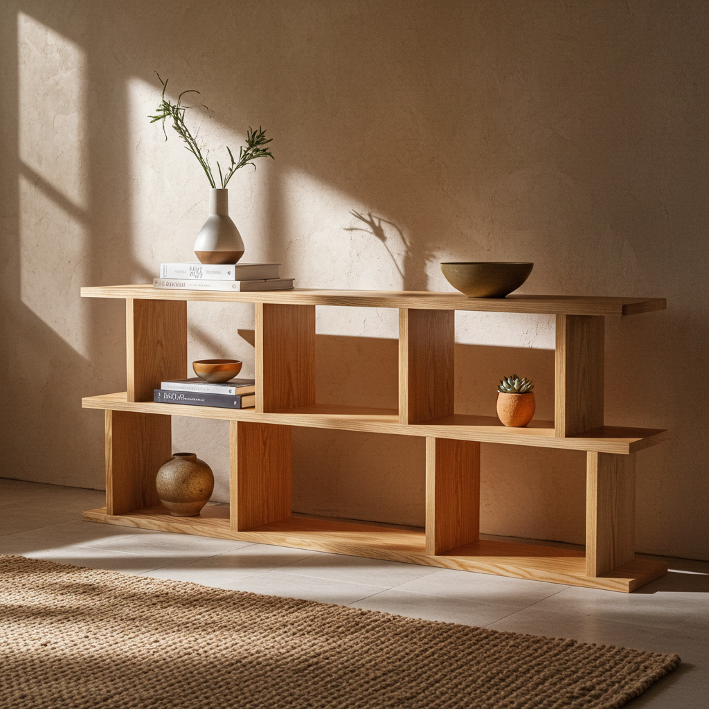 The Elm Oak Bookcase