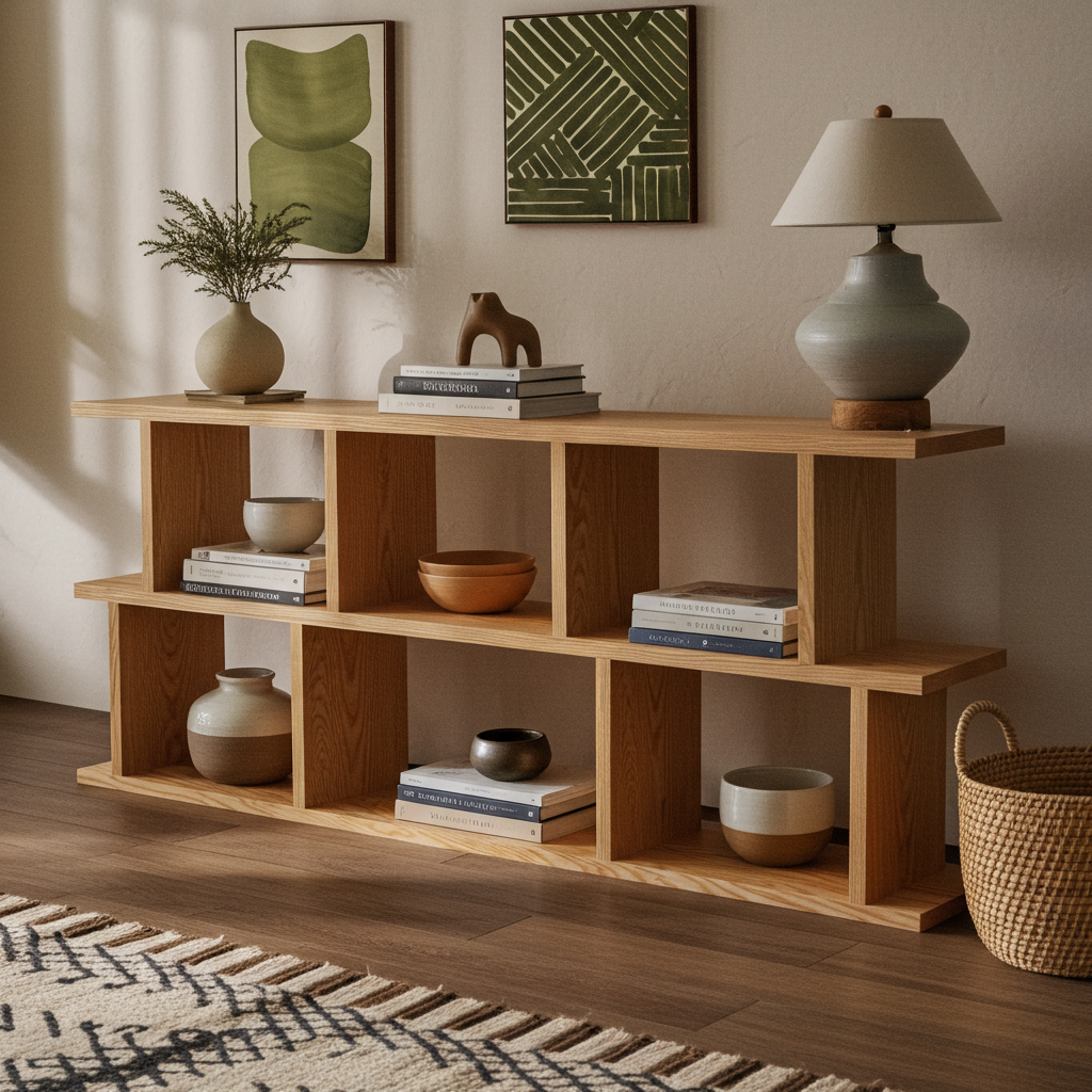 The Elm Oak Bookcase
